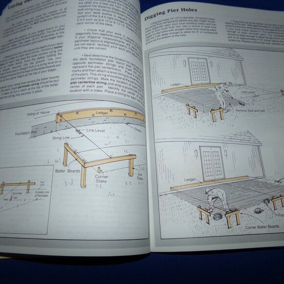 Vintage Build Your Own Deck Manual - NPS Ucando Series - 32 Projects & Plans - Picture 6 of 7